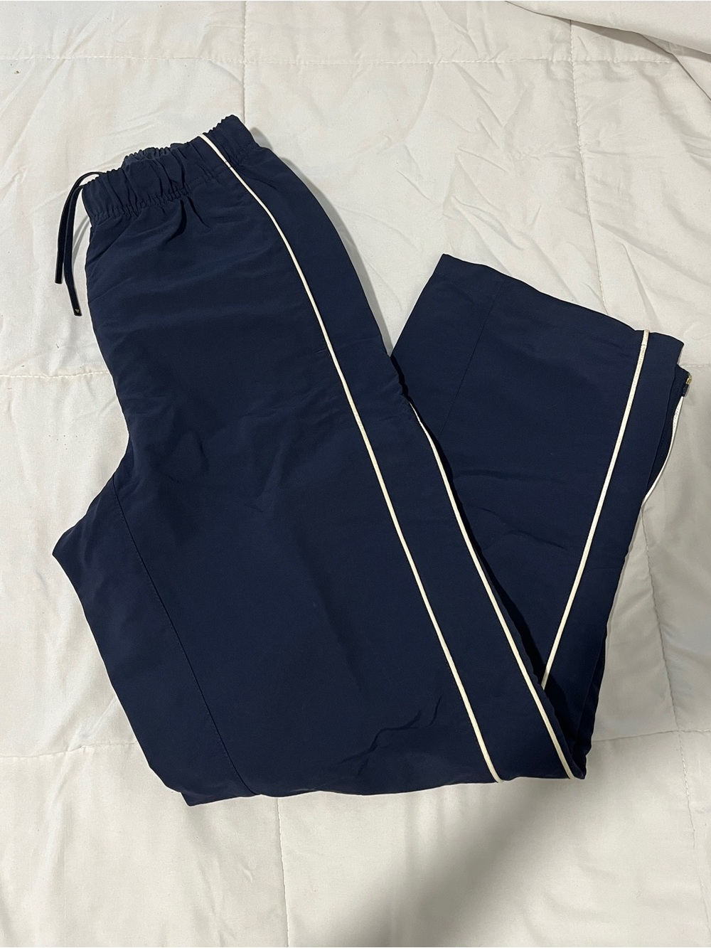 Aritzia Golden Navy Track Pants